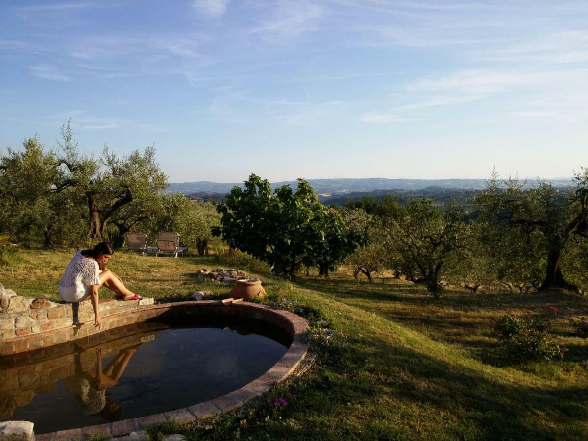 B&B Il Poggetto Montespertoli Bagian luar foto